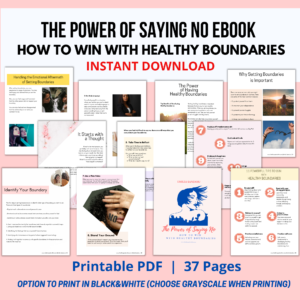The Power of Saying NO Ebook